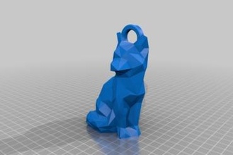 poly fox geocache Other geocaching 3d print model - Mito3D