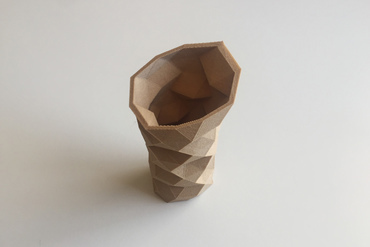 poly vaso v 15u la vostra casa bcn3d sigma Stampante 3d doppio colore ugello materiale 2 doppia estrusione La stampa Stampa time-laps dualstrusion woodfill 3D print model - Mito3D