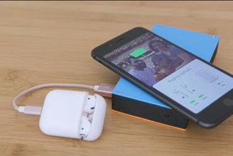 tragbare qi-Ladegerät gadget qi wireless-Ladegerät iphone Ladegerät Handy stehen 3d print model - Mito3D