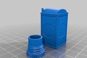 Portapot Zwischenspeicher Geocache Geocaching 3D print model - Mito3D