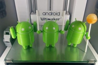 beweglich android-Roboter 3d-Drucker-Teile-Verbesserungen android bugdroid Abbildung lollipop 3d print model - Mito3D