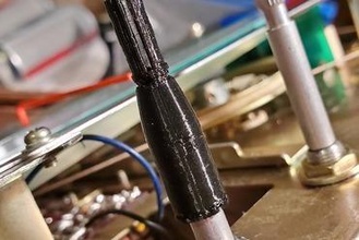potentiometer shaft adapter extender updated repair pot knob volume control switch 3d print model - Mito3D