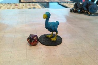 prähistorische Vogel Beute miniaturen primal gaming - Rollenspiel dnd d&d dungeons dragons & tabletop wargaming 3d print model - Mito3D