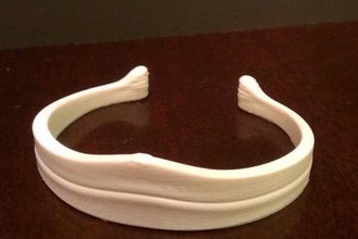 princess bracelet 3d printer parts enhancements ultimaker fashion 3d print model - Mito3D