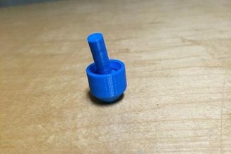imprimer en place de joint à rotule maker diy la balle conjointe d'impression unique une seule impression pva hanches aidan leitch 3d print model - Mito3D
