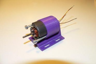 gedruckt brushless 36900rpm - Warnung explosions-problem maker diy 3d 3d-Drucker 3d-drucken 3dmodeling druckbar 3dprint 3dprinteros 3dprinter 3dprinting brushless-motor motor mount experiment experimentell ist engineering Motor rc openrc openrcproject rc-car rc-Modell recycle recycling 3d print model - Mito3D