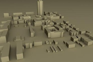 impressão da cidade miniaturas 3d print model - Mito3D