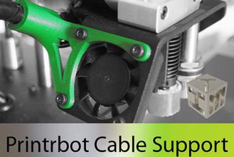 printrbot de support câbles L'imprimante 3d pièces améliorations 3d print model - Mito3D