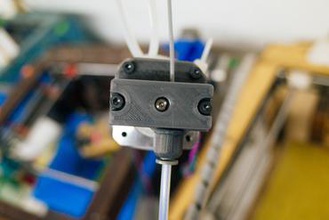 printrbot cabeça de engrenagem extrusora - bowden montagem Impressora 3d peças acessórios 3d print model - Mito3D