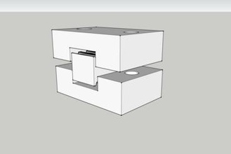printrbot einfache gt2 Gürtel Klemmen 3d-Drucker-Teile-Verbesserungen simple metal Klemme 3d print model - Mito3D