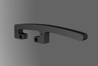 printrbot simple metal handle 3d-Drucker-Teile-Verbesserungen 3d print model - Mito3D