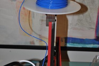printrbot kleine le-limited edition-filament-Halter 3d-Drucker-Teile-Verbesserungen Oberlichter filament spool holder filament-Halter 3d print model - Mito3D