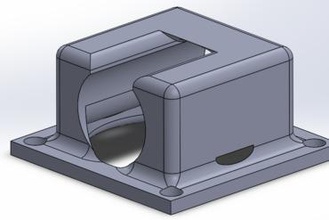 printrbot ubis 13 lüfterverkleidung 40mm Lüfter einfach metal 3d-Drucker-Teile-Verbesserungen simple ubis13 3d print model - Mito3D