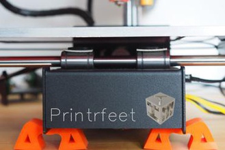 printrfeet - vibration dampeners 3d printers printer parts enhancements 3d print model - Mito3D