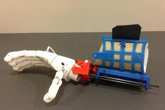 mão protética designers de experiência Impressora 3d peças acessórios prótese modular plataforma pesquisa 3d print model - Mito3D