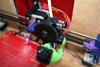 prusa compact extruder rework 3d printer parts enhancements 3d print model - Mito3D