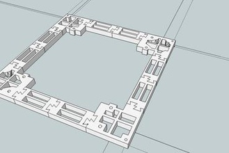 prusa i3 modular semillero de apoyo Impresora 3d piezas mejoras 3d print model - Mito3D