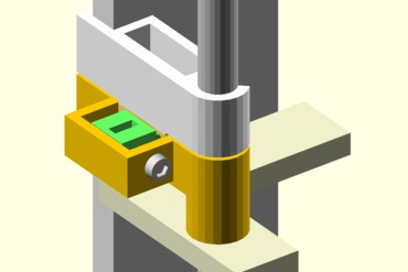 prusa i3 yz endstop holders 3d printer parts enhancements mod rework endstops holder adjustable 3D print model - Mito3D