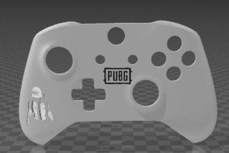 pubg xbox-controller-faceplate Spiele xbox one videogame controller 3d print model - Mito3D