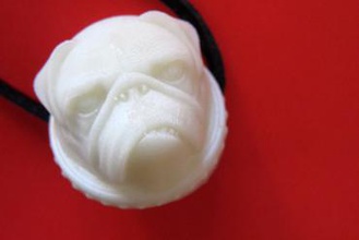 pug container 3d printer parts enhancements dog fun toy mops doggy pills pendant 3d print model - Mito3D