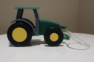 pull toy tractor toys 3d print model - Mito3D