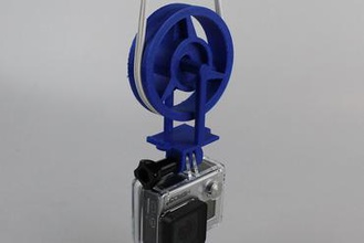 polea accesorio gopro gadget de viajar montaje archivo adjunto concurso 3d print model - Mito3D