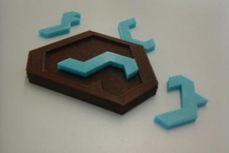 puzzle male giochi di 3d print model - Mito3D