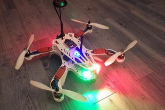 quadricoptere 400mm los juguetes abel balladone quadricopt re drone plano 3d print model - Mito3D