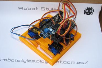 que me mojo maker diy le robot l'humidité du sol d'un capteur d'humidité les servos 3d print model - Mito3D
