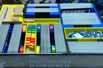 corrida galaxy - solução de armazenamento brinquedos rtfg jogo tabuleiro inserir 3d print model - Mito3D