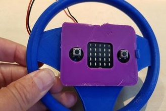 carrera de microbit fabricante bricolaje microbit101 la raza 3d print model - Mito3D