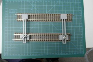 rail distance control modelrailroad scale h0 toys model railroad rails railway 3d print model - Mito3D