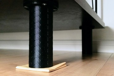 aumento mueble 95 mm roomba fabricante bricolaje pies extensor 3D print model - Mito3D