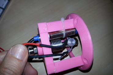 levantou-hotend efetor magnética de articulações Impressora 3d peças acessórios kossel mini 3D print model - Mito3D