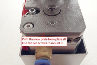 rapide lite extrudeuse de la plaque L'imprimante 3d pièces améliorations 3d print model - Mito3D