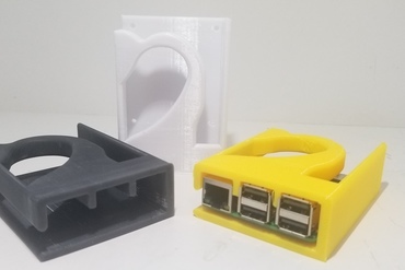 raspberry pi 3 3+ case v2 no supports - non-mount version maker diy iot creality 3D print model - Mito3D