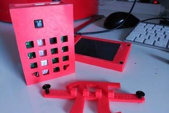 raspberry pi 3 case camera triborg+ gadget 3d print model - Mito3D