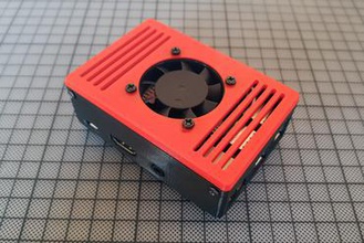 40mm fan kasa raspberry pi model b 3 maker diy durumda 3d print model - Mito3D