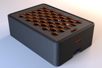 raspberry pi 3b+ 4 caso gadget 3d print model - Mito3D
