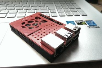 raspberry pi case model b+ 2 3 3d printer parts enhancements rasberry 3d print model - Mito3D
