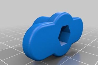 rc-Mutter Schraubenschlüssel 8mm - Spielzeug 3d print model - Mito3D