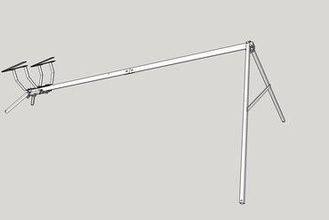 rc avión de la catapulta fabricante bricolaje plano skywalker 3d print model - Mito3D