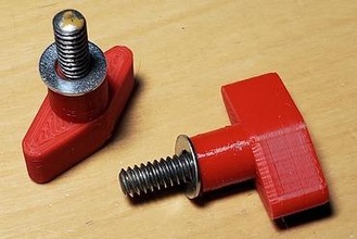 reemplazo nivel 7038 ligero estante soporte conjunto perillas reparar mando t knob semental set screw tornillo ajuste 3d print model - Mito3D