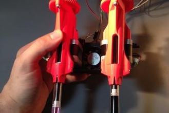replistruder bomba da seringa extrusora Impressora 3d de peças acessórios fresco a ciência avança adam feinberg thomas hinton materiais macios 3d print model - Mito3D