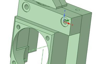 rigidbot e3d v6 mount rev 3 -- uses additional hardware 3d printer parts enhancements 3d print model - Mito3D