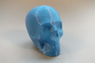 riley printable skull miniatures death skeleton head bone 3d print model - Mito3D