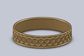 anillo 1 la joyería 3d print model - Mito3D