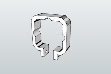 robo 3d r1 r1+ ana kablo ağı kravat blok yazıcı parçalar geliştirmeler 3D print model - Mito3D