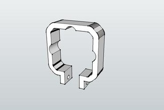 robo 3d r1 r1+ main harness tie block printer parts enhancements 3d print model - Mito3D