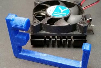 robo 3d stepper cooler printer parts enhancements robo3d cooling motor 3d print model - Mito3D